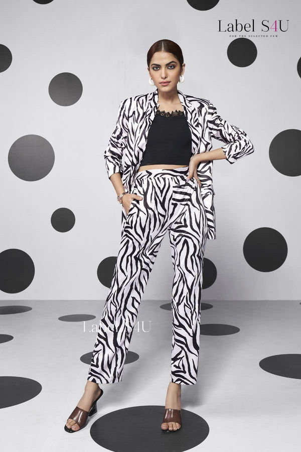 Zebra Designs Bustier and Pants