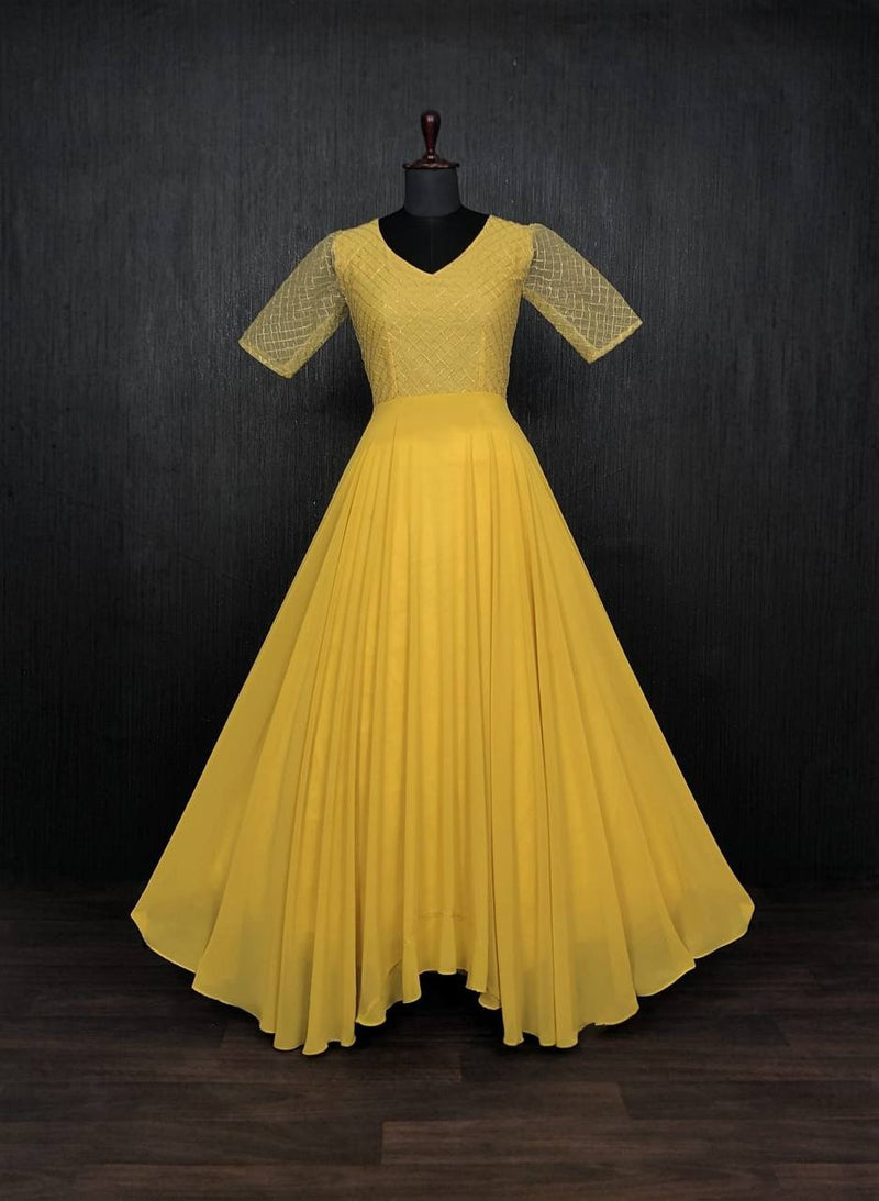 Yellow Blooming Gown